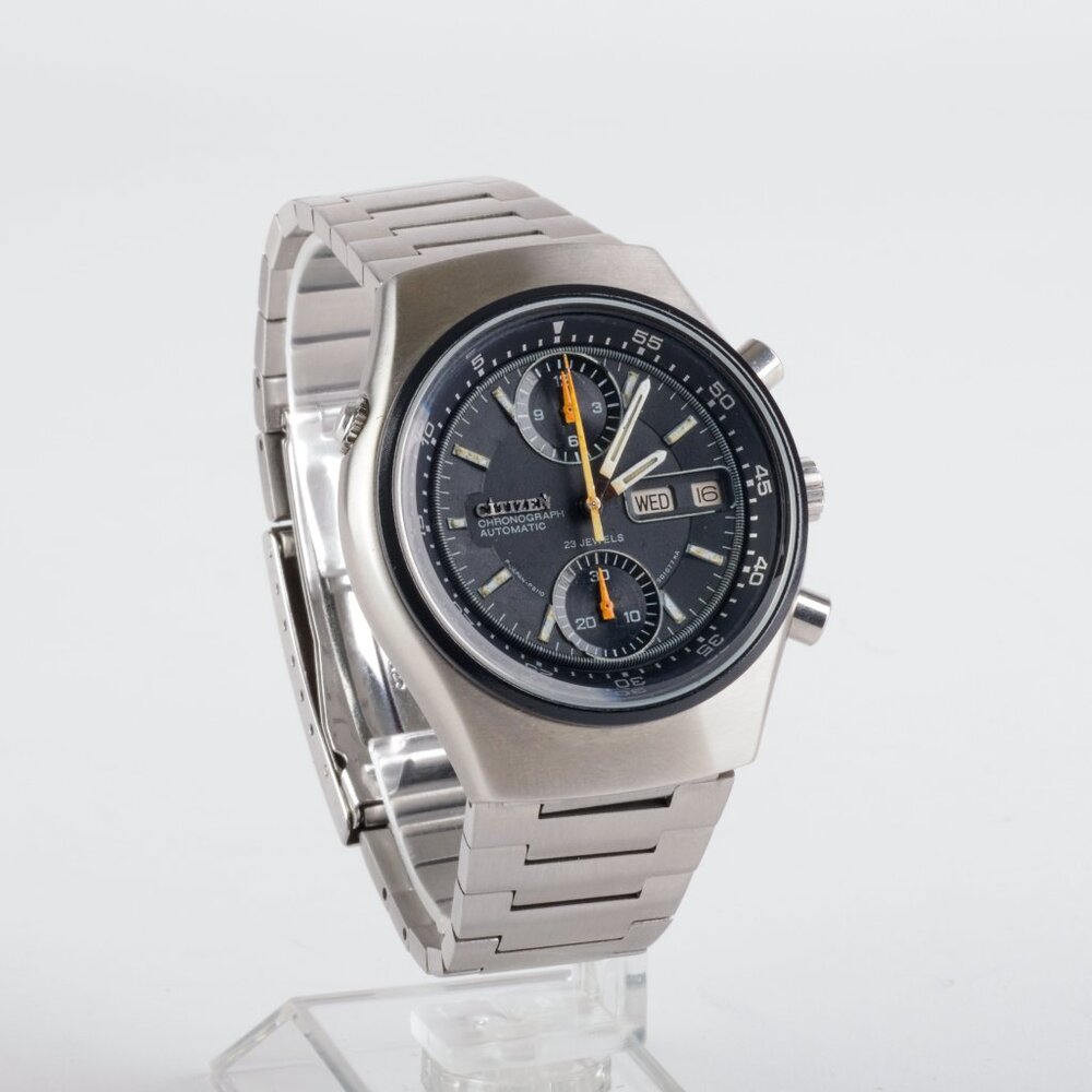 Citizen 67-9119 Spider Flyback 1970s Chronograph in NEW NOS Case EXCELLENT!!!!!!
